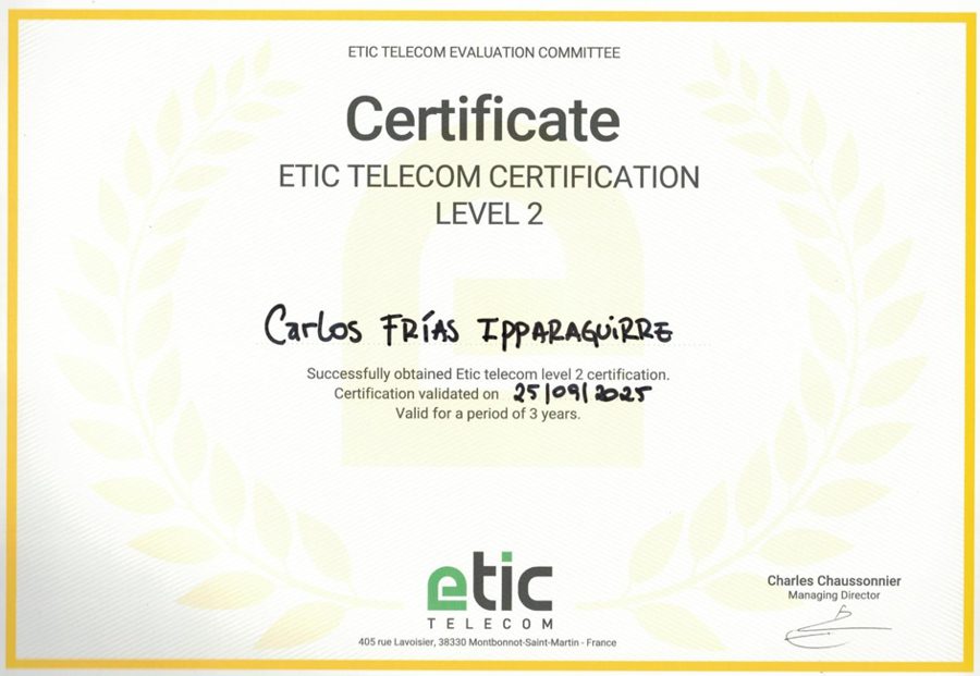 Certificación Nivel 2 — renovada 2025
